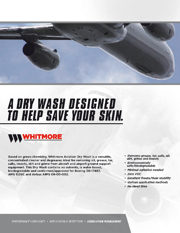 Aviation Dry Wash Brochure