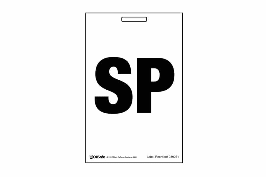 Sample Point Label - Plastic Card - Generic - 