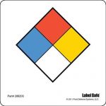 NFPA Label - Adhesive - 3.25" x 3.25"