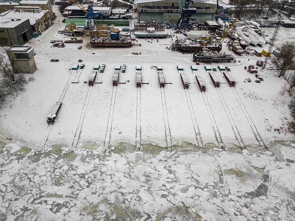winter industry illustration image